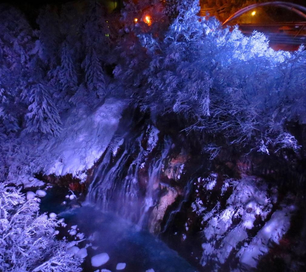 碧の美ゆゆaonobi Yuyu旧湯元白金温泉ホテル Biei Exterior foto